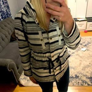 Loft size M Navy and white spring jacket